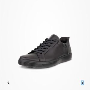 ECCO Soft 7 Men’s Black Leather Sneakers